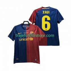 Camiseta 1ª FC Barcelona XAVI 6 Champions League 2009 Retro Hombre 2008 Manga Corta
