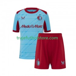 Camiseta 3ª Feyenoord Rotterdam Niño 2025-2026 Manga Corta