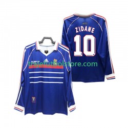 Camiseta 1ª Francia ZIDANE 10 Retro Hombre 1998 ML
