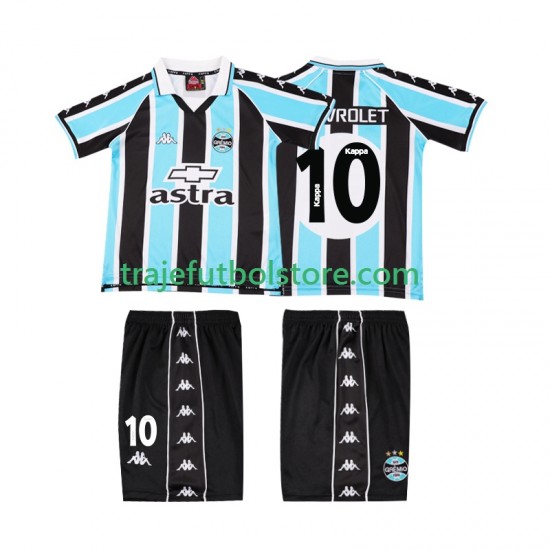 Camiseta 1ª Gremio Chevrolet 10 2000 Retro Niño Manga Corta