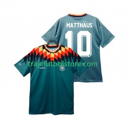 Camiseta 2ª Alemania MATTHAUS 10 Retro Hombre 1994 Manga Corta
