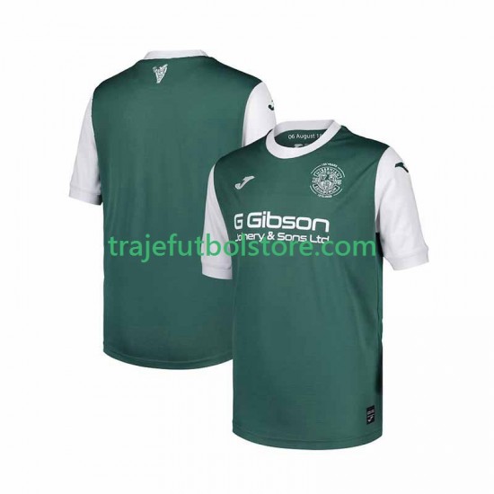 Camiseta 1ª Hibernian Hombre 2025-2026 Manga Corta