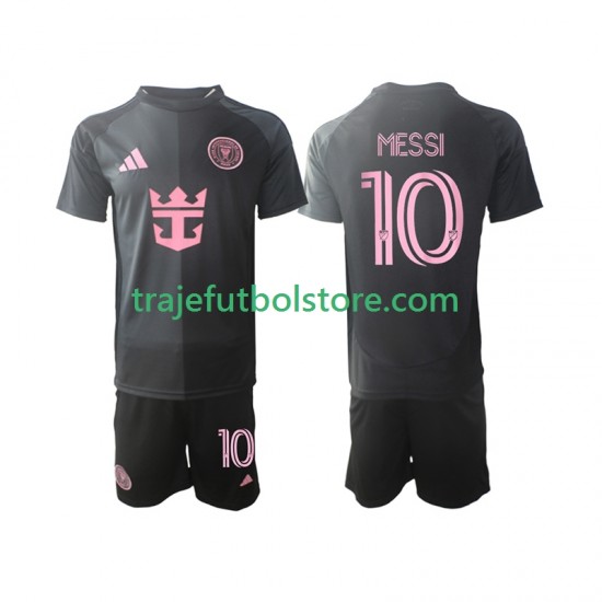 Camiseta 2ª Inter Miami Lionel Messi 10 Niño 2025 Manga Corta