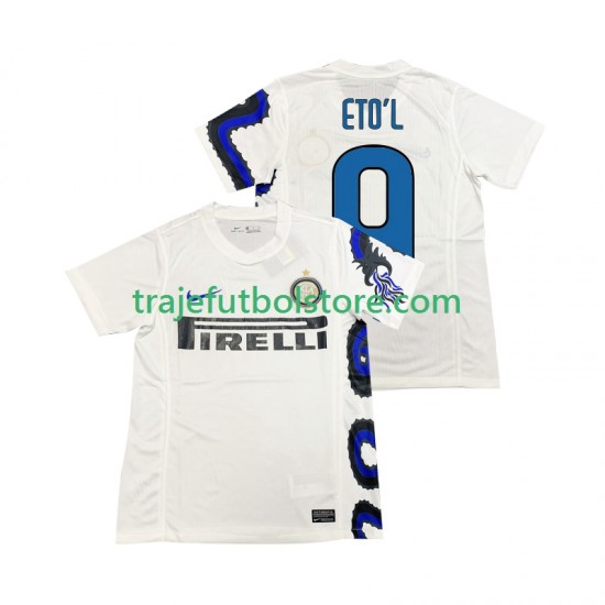 Camiseta 2ª Inter Milan ETOL 9 Retro Hombre 2011 2010 Manga Corta