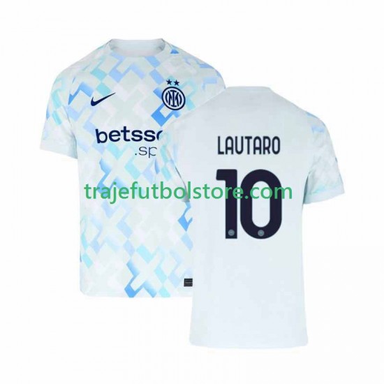Camiseta 2ª Inter Milan Lautaro Martinez 10 Hombre 2025-2026 Manga Corta