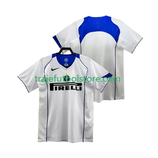 Camiseta 2ª Inter Milan 2005 Retro Hombre 2004 Manga Corta