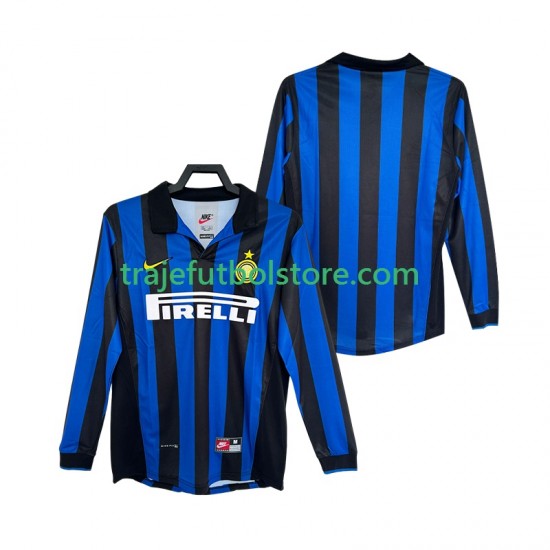 Camiseta 1ª Inter Milan Retro Hombre 1998 1999 ML