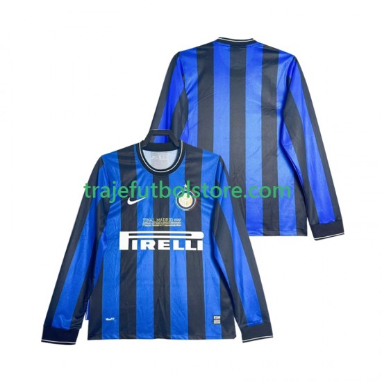 Camiseta 1ª Inter Milan 2009 Retro Hombre 2010 ML