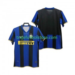 Camiseta 1ª Inter Milan Champions League 2009 Retro Hombre 2008 Manga Corta