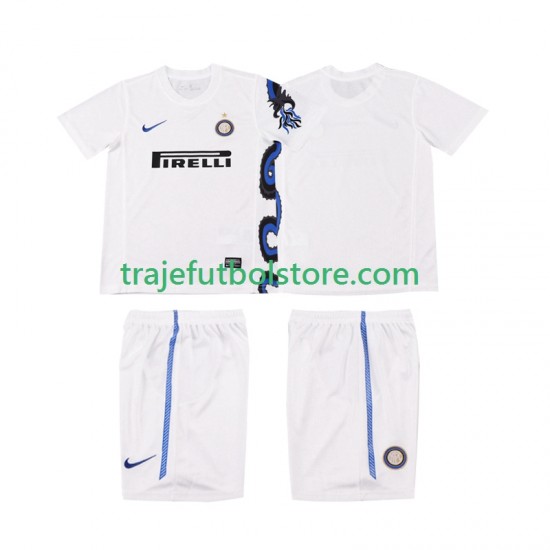 Camiseta 2ª Inter Milan Retro Niño 2011 2010 Manga Corta