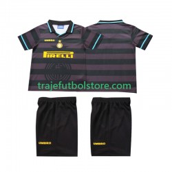Camiseta 3ª Inter Milan 1997 Retro Niño 1998 Manga Corta