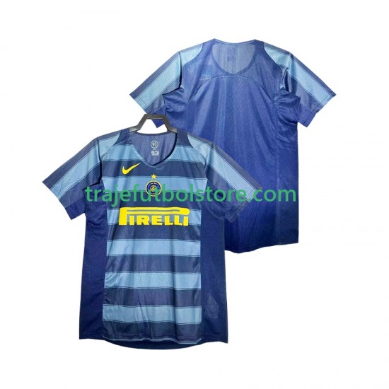 Camiseta 3ª Inter Milan 2005 Retro Hombre 2004 Manga Corta