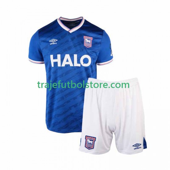 Camiseta 1ª Ipswich Town Niño 2025-2026 Manga Corta