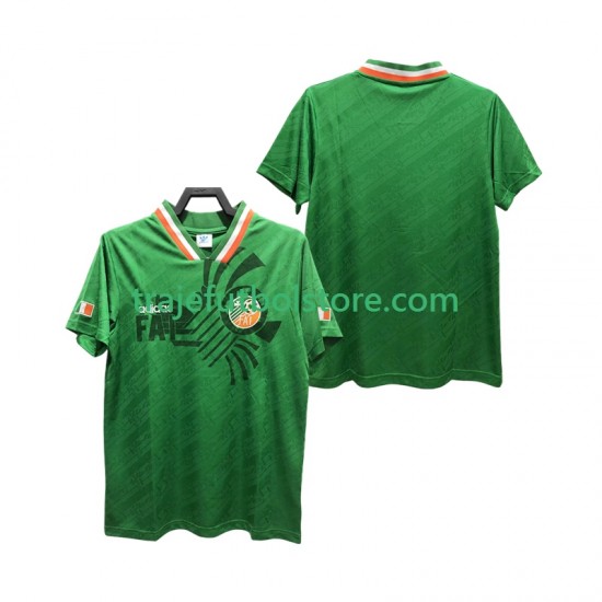 Camiseta 1ª Irlanda Retro Hombre 1994 Manga Corta