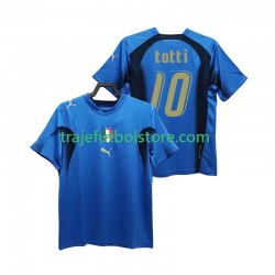 Camiseta 1ª Italia Totti 20 Retro Hombre 2006 Manga Corta