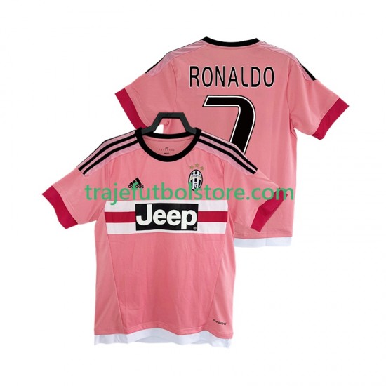 Camiseta 2ª Juventus Cristiano Ronaldo 7 2016 2017 Retro Hombre Manga Corta