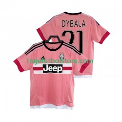 Camiseta 2ª Juventus DYBALA 21 2016 2017 Retro Hombre Manga Corta