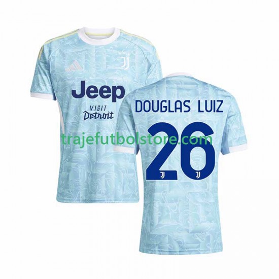 Camiseta 2ª Juventus Douglas Luiz 26 Hombre 2025-2026 Manga Corta