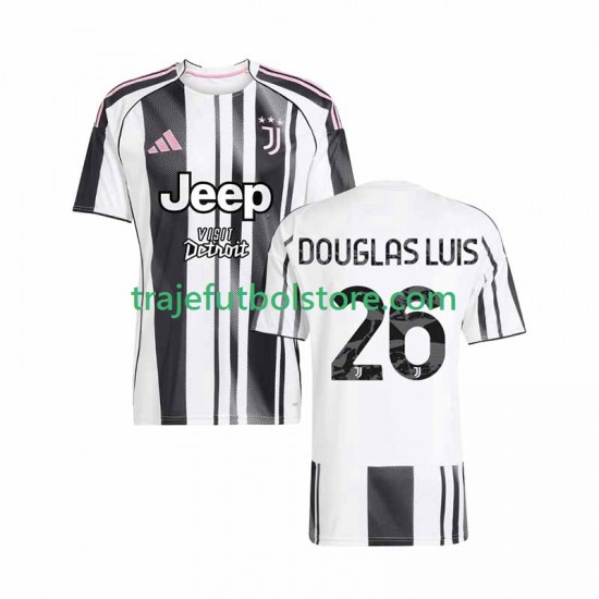Camiseta 1ª Juventus Douglas Luiz 26 Hombre 2025-2026 Manga Corta