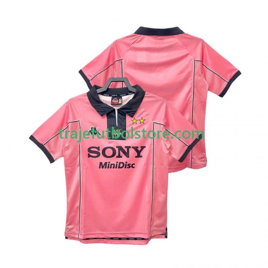 Camiseta 2ª Juventus 1997 Retro Hombre 1998 Manga Corta
