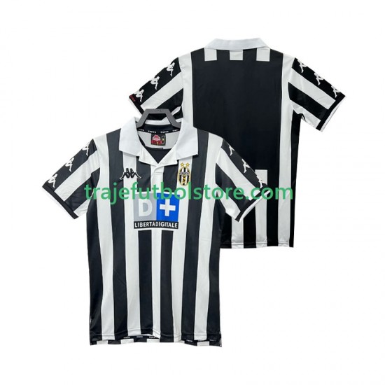 Camiseta 1ª Juventus 2000 Retro Hombre 1999 Manga Corta