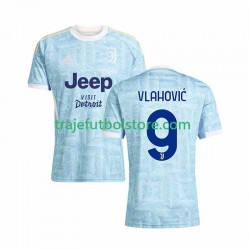 Camiseta 2ª Juventus Vlahovic 9 Hombre 2025-2026 Manga Corta