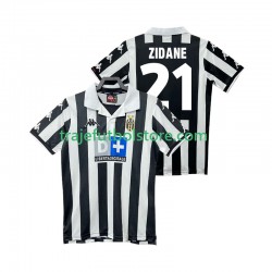 Camiseta 1ª Juventus ZIDANE 21 2000 Retro Hombre 1999 Manga Corta