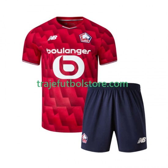 Camiseta 1ª LOSC Lille Niño 2025-2026 Manga Corta