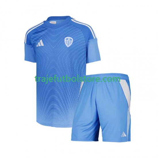 Camiseta 1ª Leeds United Portero Niño 2025-2026 Manga Corta