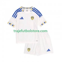 Camiseta 1ª Leeds United Niño 2025-2026 Manga Corta