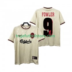 Camiseta 2ª Liverpool FOWLER 9 1996 1997 Retro Hombre Manga Corta