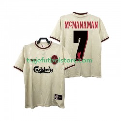 Camiseta 2ª Liverpool MCMANAMAN 7 1996 1997 Retro Hombre Manga Corta