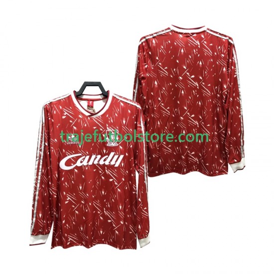 Camiseta 1ª Liverpool 1989 1991 Retro Hombre ML