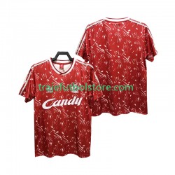 Camiseta 1ª Liverpool 1989 1991 Retro Hombre Manga Corta