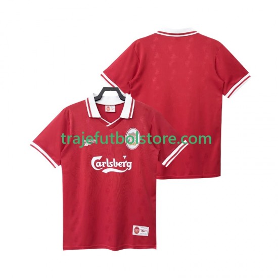 Camiseta 1ª Liverpool 1996 Retro Hombre 1998 Manga Corta