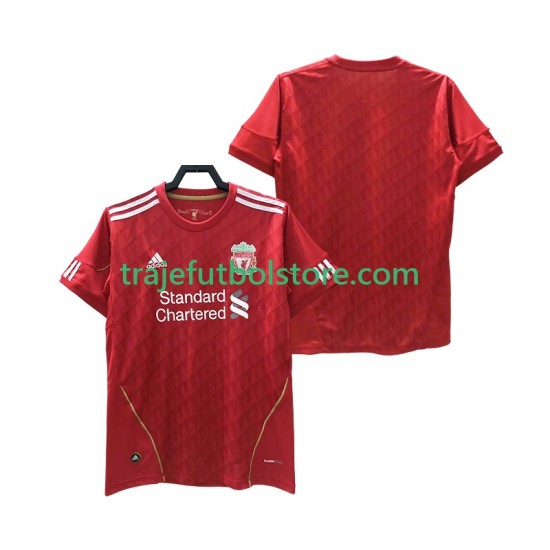 Camiseta 1ª Liverpool 2012 Retro Hombre 2010 Manga Corta