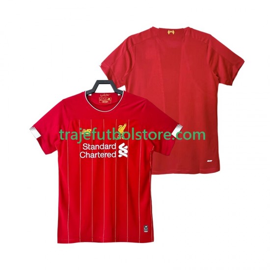 Camiseta 1ª Liverpool 2019 2020 Retro Hombre Manga Corta