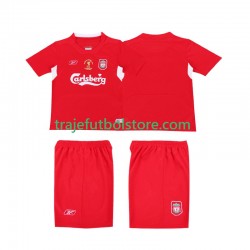 Camiseta 1ª Liverpool LWP 2005 Retro Hombre 2004 Manga Corta