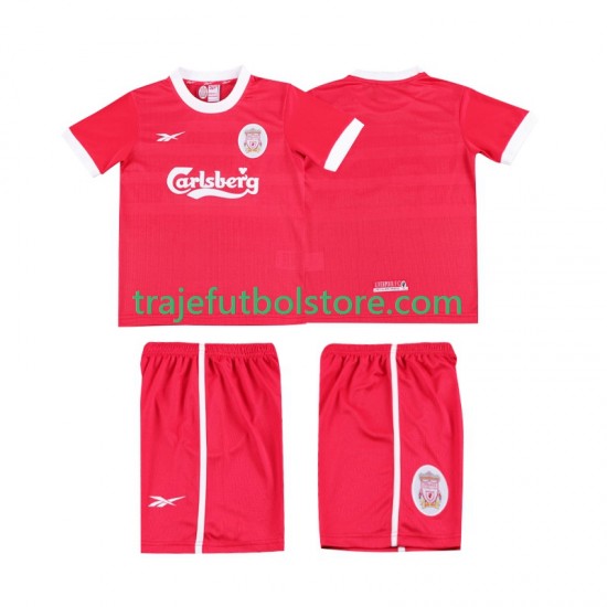 Camiseta 1ª Liverpool LWP 1997 Retro Niño 1998 Manga Corta