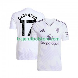 Camiseta 2ª Manchester United Alejandro Garnacho 17 Hombre 2025-2026 Manga Corta