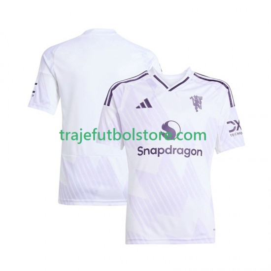 Camiseta 2ª Manchester United Hombre 2025-2026 Manga Corta
