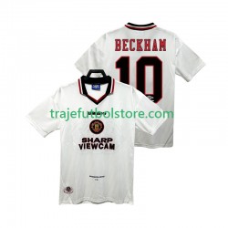 Camiseta 2ª Manchester United BECKEHAM 10 1996 1997 Retro Hombre Manga Corta