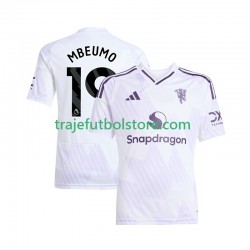Camiseta 2ª Manchester United Bryan Mbeumo 19 Hombre 2025-2026 Manga Corta