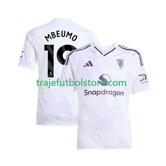 Camiseta 2ª Manchester United Bryan Mbeumo 19 Hombre 2025-2026 Manga Corta