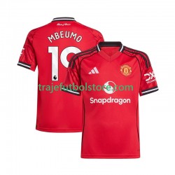 Camiseta 1ª Manchester United Bryan Mbeumo 19 Hombre 2025-2026 Manga Corta