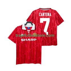 Camiseta 1ª Manchester United CANTONA 7 1992 Retro Hombre 1994 Manga Corta