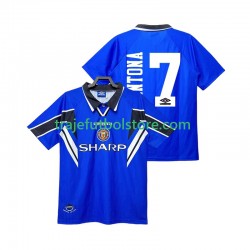 Camiseta 3ª Manchester United CANTONA 7 1996 Retro Hombre 1998 Manga Corta