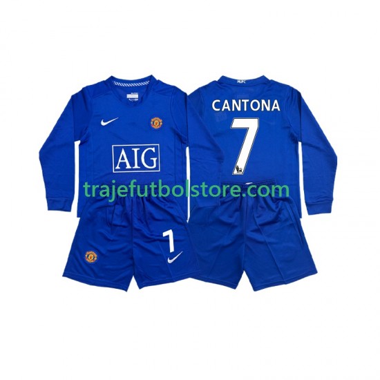 Camiseta 3ª Manchester United CONTONA 7 2009 Retro Niño 2008 ML