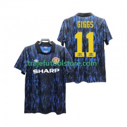 Camiseta 1ª Manchester United GIGGS 11 1993 Retro Hombre Manga Corta