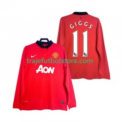 Camiseta 1ª Manchester United GIGGS 11 2013 2014 Retro Hombre ML